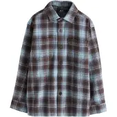 Next Camisa azul claro / chocolate