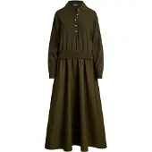 Ralph Lauren Vestido de malha oliveira