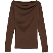 Vero Moda Pullover 'VMSofine' castanho