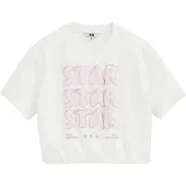 We fashion Camisola rosa claro / branco