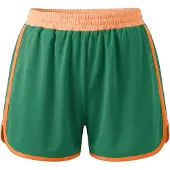 MyMo Pop Calças verde / laranja