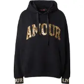 Miss Goodlife Sweatshirt 'Amour' ouro / preto