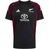 Adidas Camisa funcionais 'All Blacks' borgonha / preto / branco