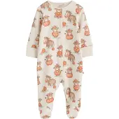 Next Pijama creme / estuque / castanho / laranja