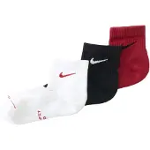 Nike Meias vermelho / preto / branco
