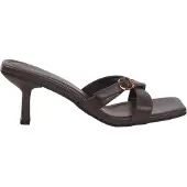Trendyol Sapatos de salto castanho escuro