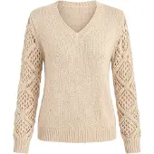 Faina Pullover bege