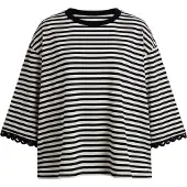 Usha Camisa preto / branco