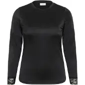 KAFFE CURVE Camisa 'Katey' preto