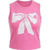 Faina Top rosa / branco