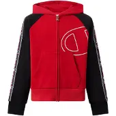 Champion Casaco em moletão vermelho / preto / branco