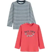 Cool Club Camisola azul escuro / vermelho / branco