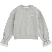 We fashion Sweatshirt acinzentado