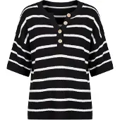 Usha Pullover preto / branco
