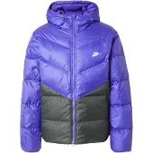Nike Casaco de inverno 'WINDRUNNER' azul / preto