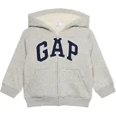 Gap Casaco em moletão navy / acinzentado / branco
