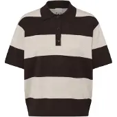 Ichi Pullover 'IHLuls' bege claro / castanho escuro