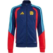 Adidas Casaco de treino em moletão 'Lamine Yamal Tiro26 League' azure / azul escuro / amarelo dourado / vermelho