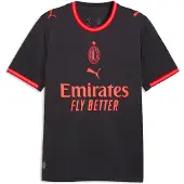 Puma Camiseta De Manga Curta Terceira Ac Milan 26/27 Replica