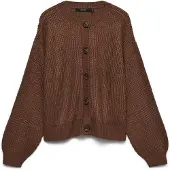 Vero Moda Casaco de malha 'VMLea' castanho