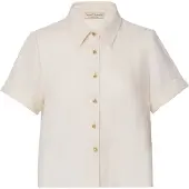 Anse Victorin Blusa 'Sarah Linen' creme