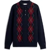 Tommy Hilfiger Pullover navy / vermelho escuro