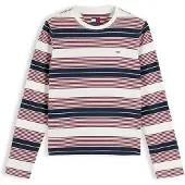 Tommy Hilfiger Camisa 'ESS' navy / vermelho vivo / branco
