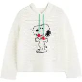 Chinti & Parker Pullover 'Snoopy' creme / verde relva / vermelho cereja / preto
