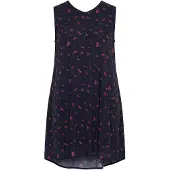 Ulla Popken Vestido vermelho escuro / preto