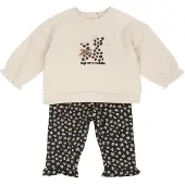 Chicco Conjuntos creme / castanho claro / preto