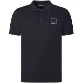 Karl Lagerfeld Camisa azul escuro / branco