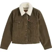 Levi's Casaco meia-estação 'Original Sherpa Trucker' oliveira