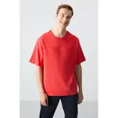 Tommy Life Fato de jogging vermelho / preto