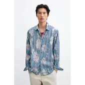 Desigual Camisa azul claro / branco