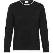 Saint tropez Pullover 'Mila' preto / branco