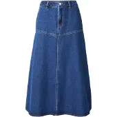 Vero Moda Saia 'VMBEATE' azul ganga