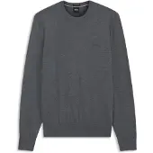BOSS Pullover 'H-Leno-L' cinzento escuro