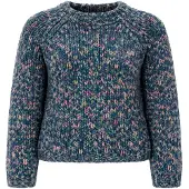 Rich & royal Pullover esmeralda / rosa escurecido