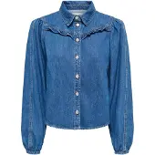 ONLY Blusa 'ONLUMA' azul ganga
