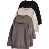 Next Sweatshirt bege claro / cáqui / roxo escuro / preto