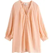 Next Vestido de praia alperce