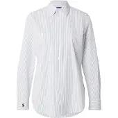 Ralph Lauren Blusa azul claro / branco