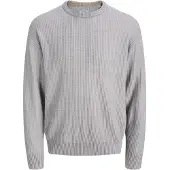 Jack & Jones Pullover 'JREBLOGAN' cinzento