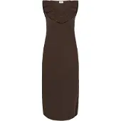 KAFFE CURVE Vestido cappuccino