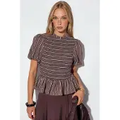 Busem Blusa castanho