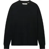 Superdry para homem. M6010973A Camiseta de manga longa Slub Waffle preta (XL), Preto, Casual, Algodão