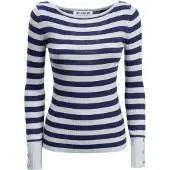 Influencer Pullover índigo / cinzento claro