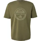 Napapijri Camisa 'S-BOLLO' oliveira / verde pastel