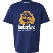 Timberland Camisa 'WWES' marinho / laranja escuro / branco