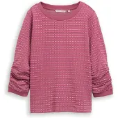 Tom Tailor DENIM Sweatshirt pitaya / branco
